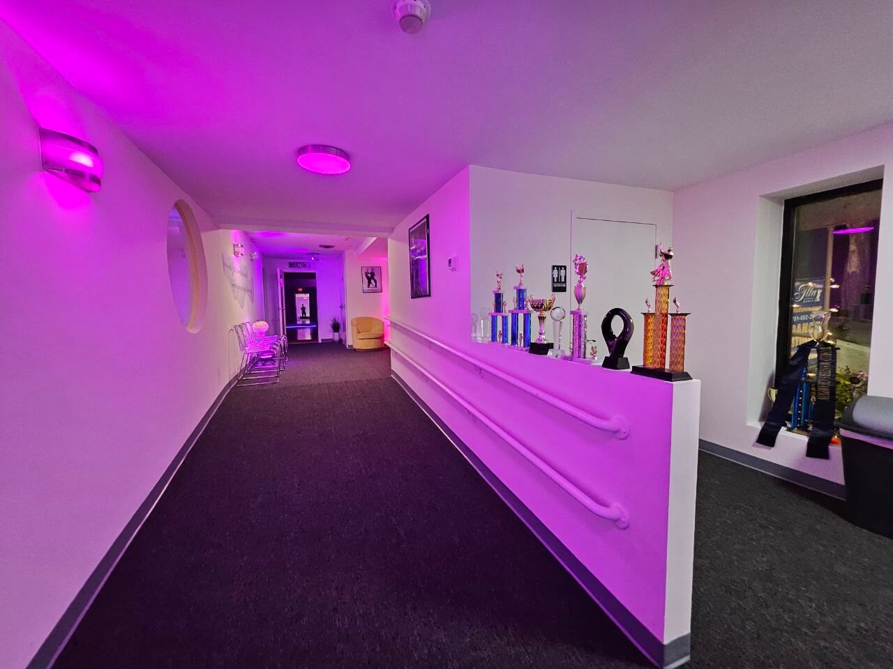 ILTA Dance Studio lobby and waiting area